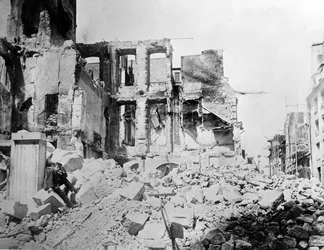 Destrucción causada por las fuerzas prusianas durante el Sitio de París, 1870